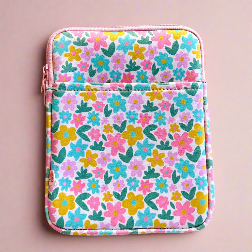 E-reader / Tablet Sleeve - Sage Bloom