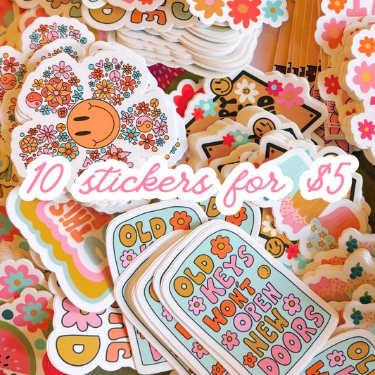 10 Mystery Stickers for $5