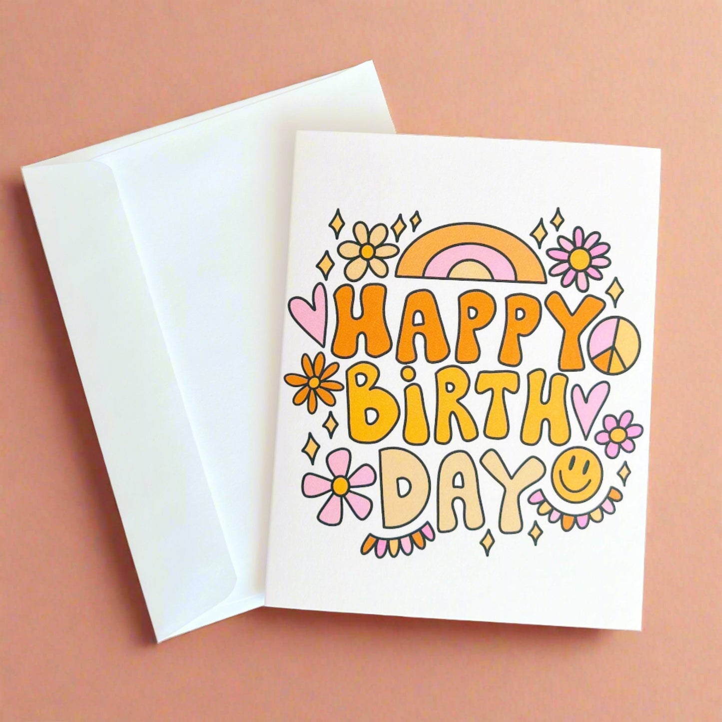 Greeting Card - Boho HBD