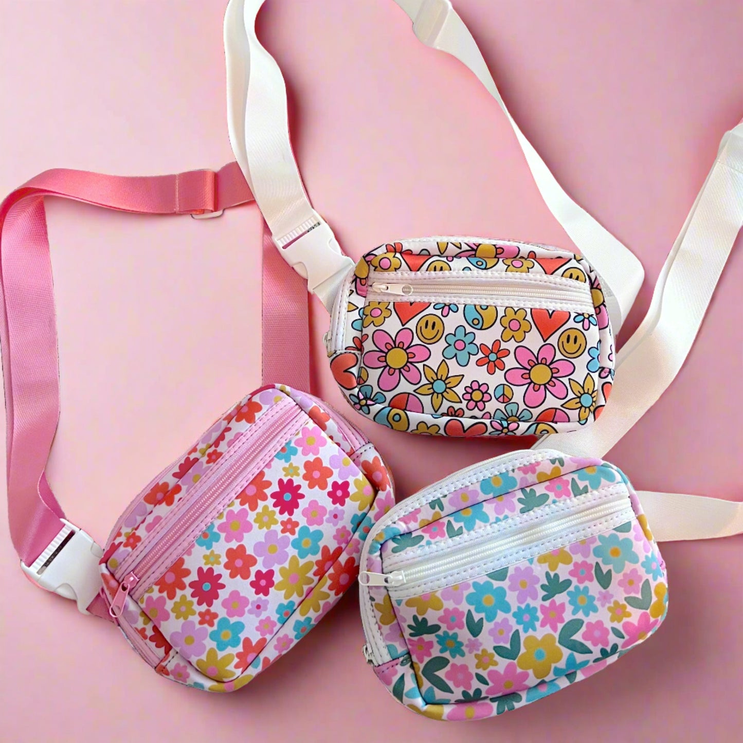 Crossbody Bag - Retro Florals