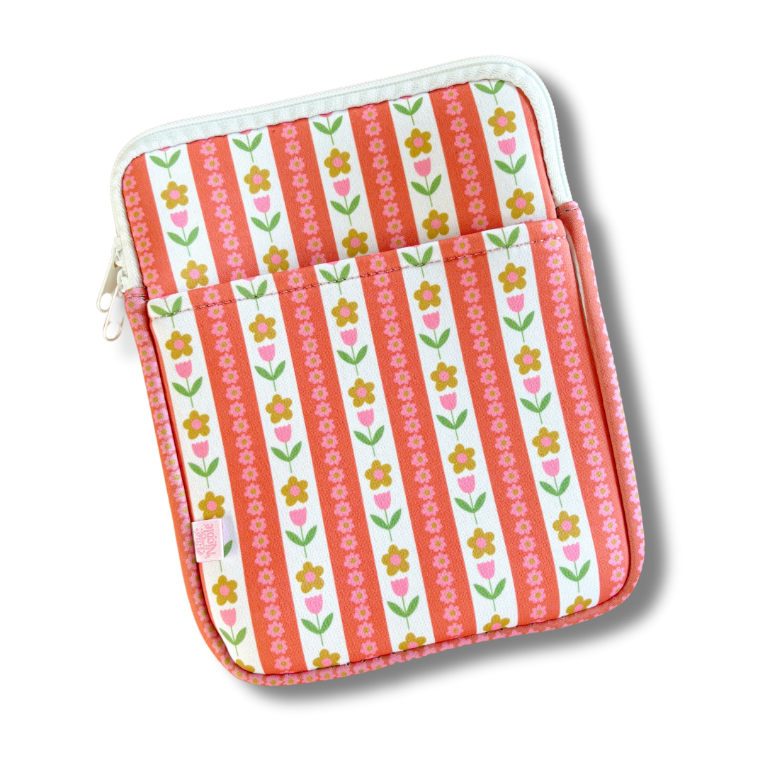 E-reader / Tablet Sleeve - Tulip Stripes