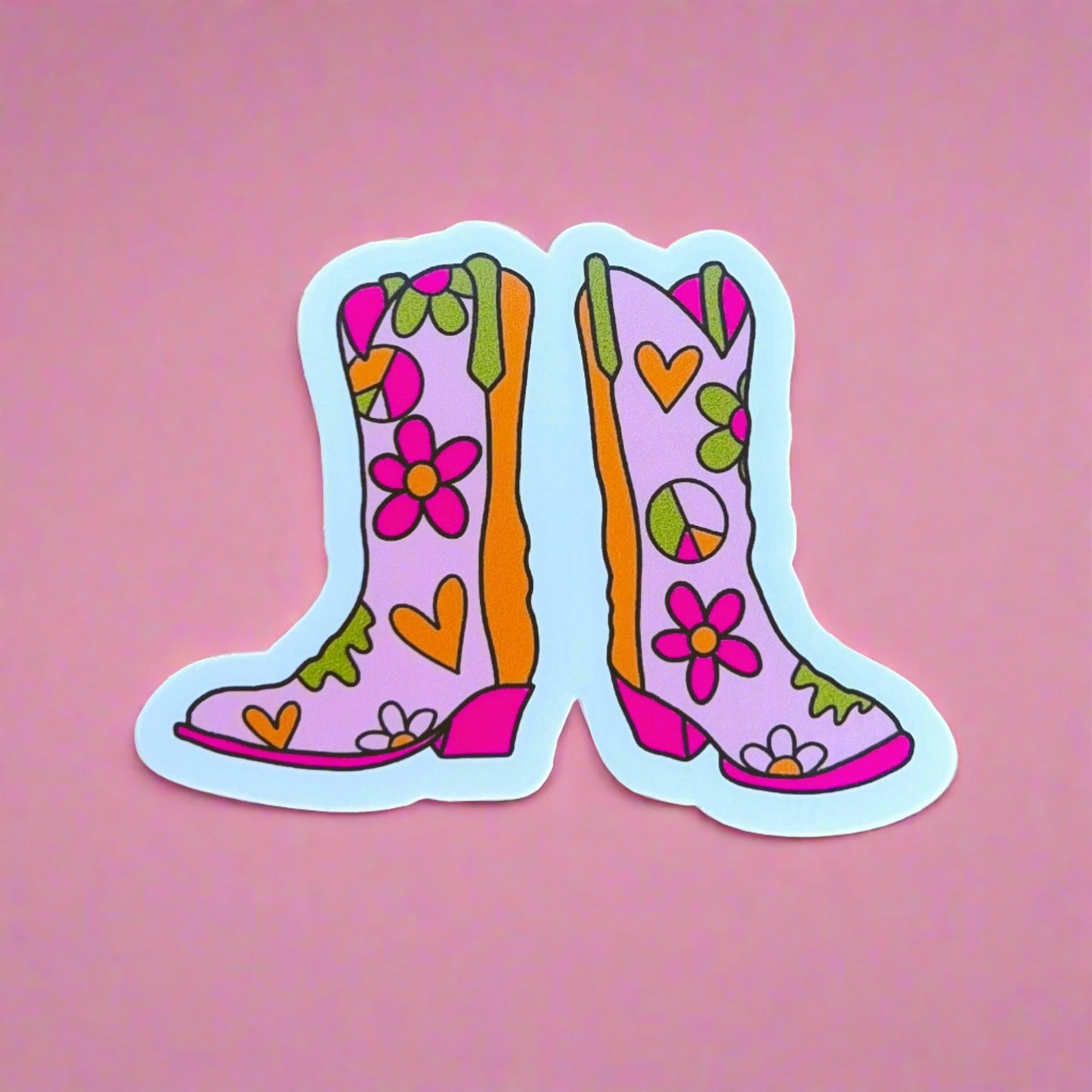 Cowgirl Boots Sticker
