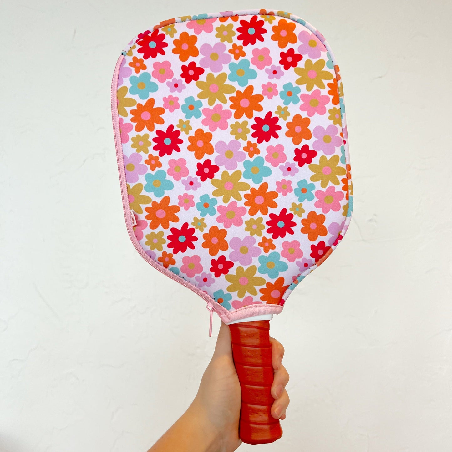 Neoprene Pickleball Paddle Case - Retro Floral
