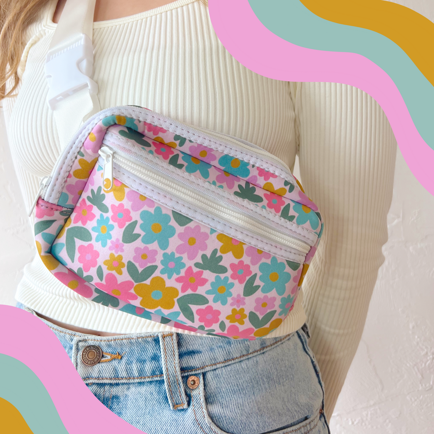 Crossbody Bag - Sage Bloom