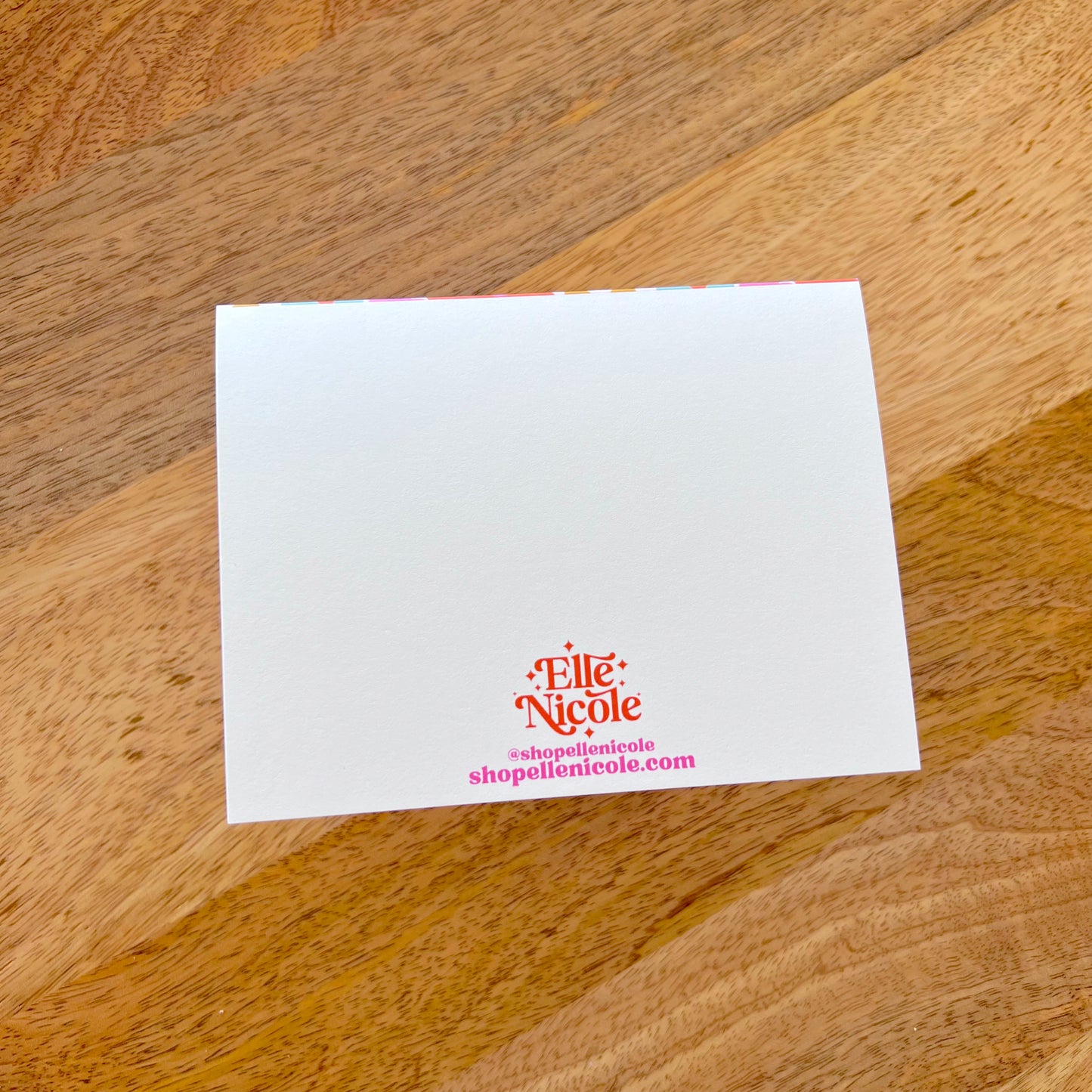 Greeting Card - Retro Floral 'Thank You'