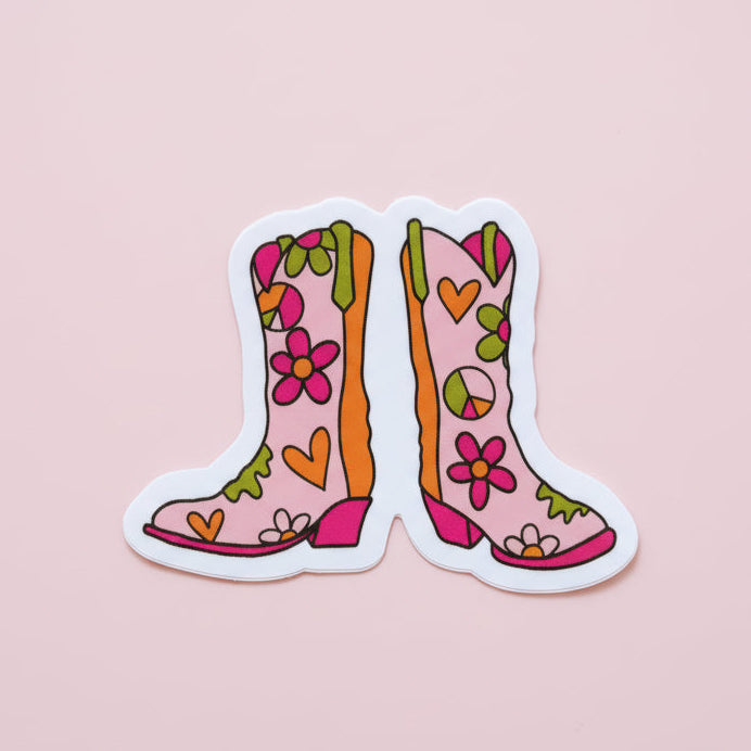 Cowgirl Boots Sticker