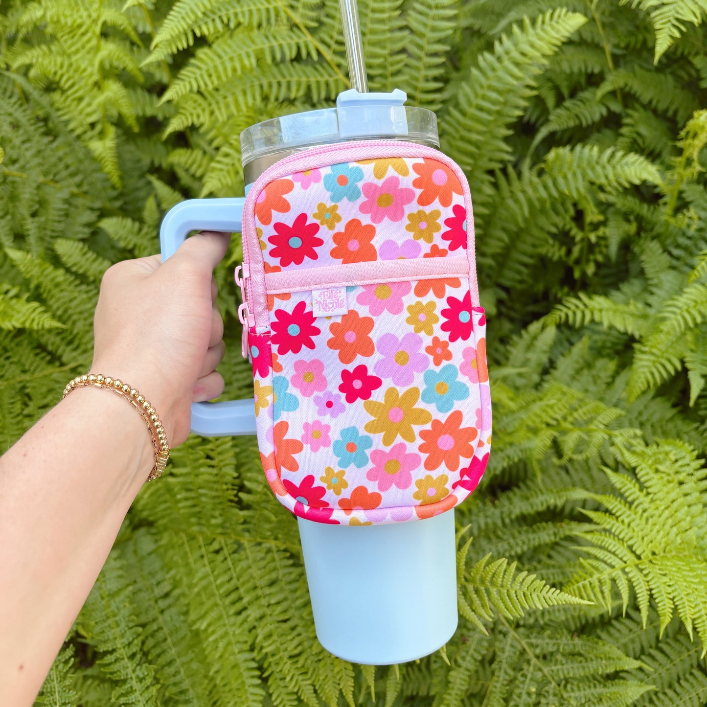 Water Bottle Backpack - Retro Floral *new & improved*