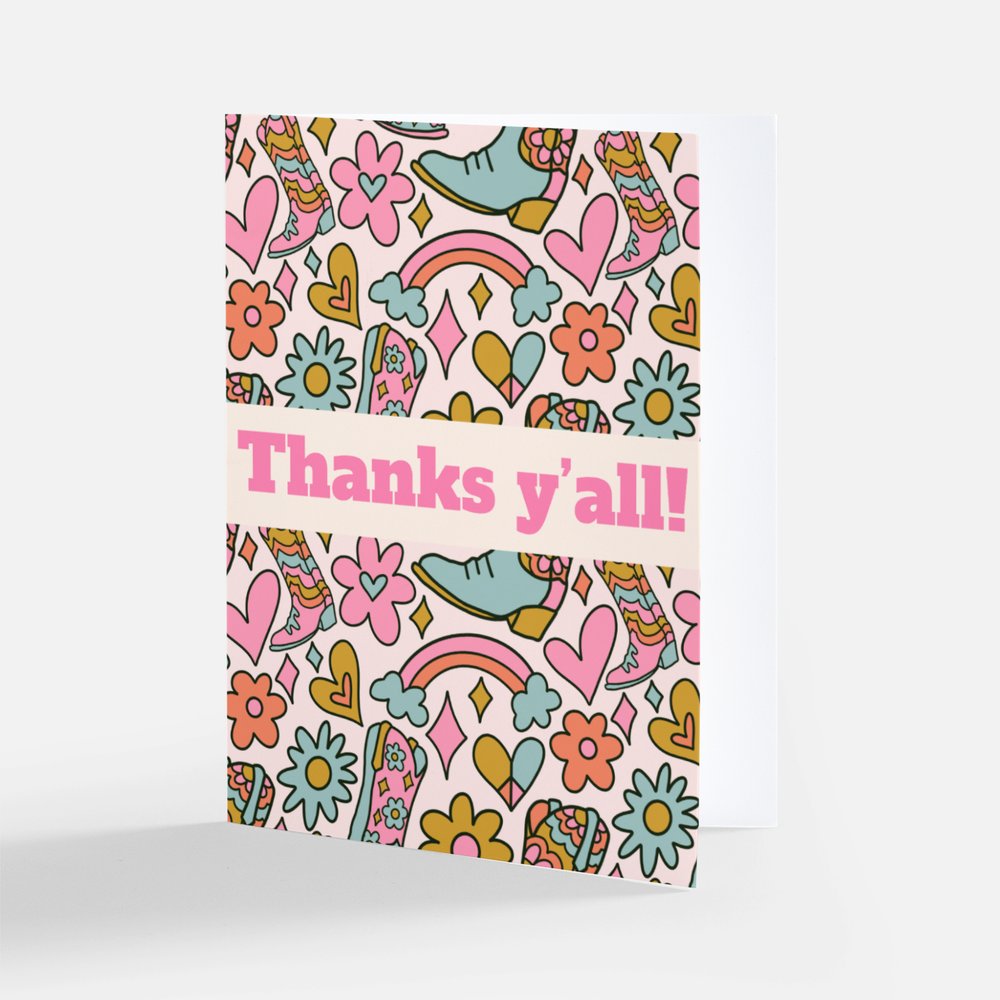 Greeting Card - Thanks Y'all