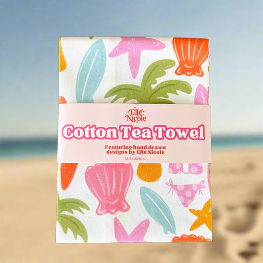Cotton Tea Towel - Florida