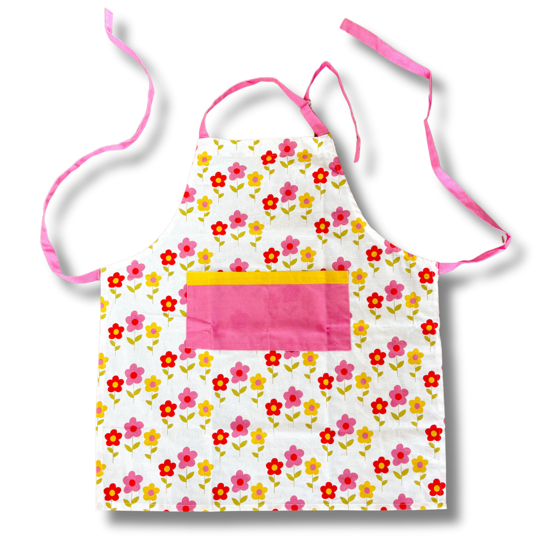 100% Cotton Apron - Mod Floral