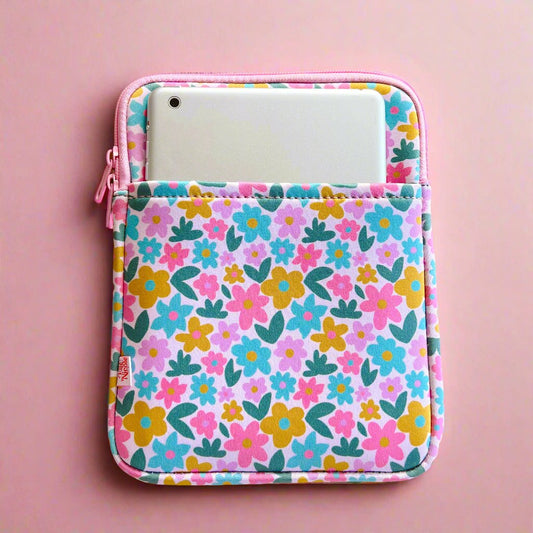 E-reader / Tablet Sleeve - Sage Bloom