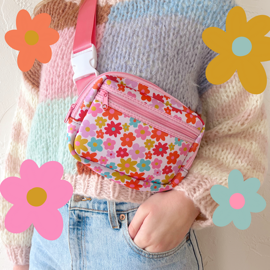 Crossbody Bag - Retro Florals