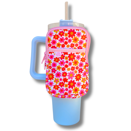 Water Bottle Backpack - Fall Florals