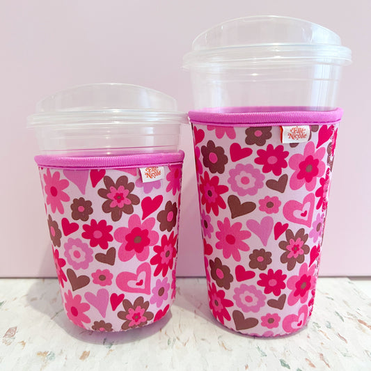 Coffee Cup Cover - Chocolate Covered Florals
