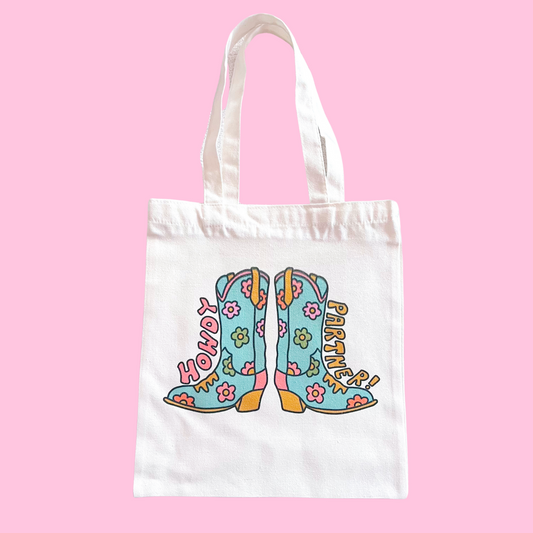 Tote Bag - Howdy Boots