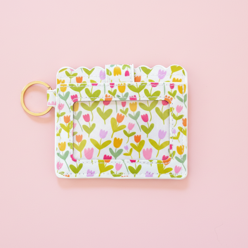 Keychain Wallet - Tulips