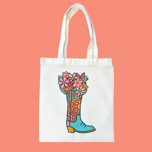 Tote Bag - Boot Bouquet