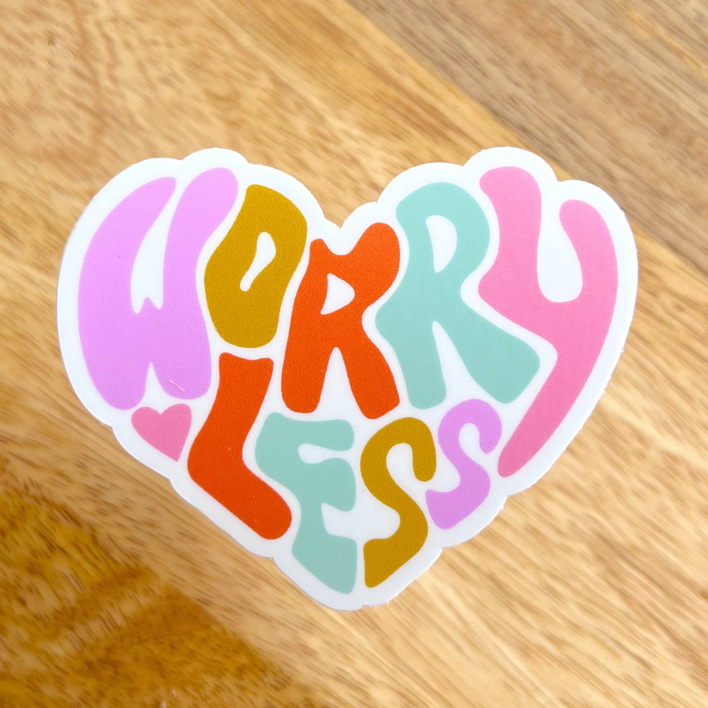 Worryless (Boho Colorway) Sticker