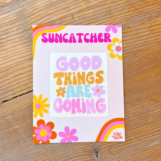 Suncatcher Sticker - Good Things