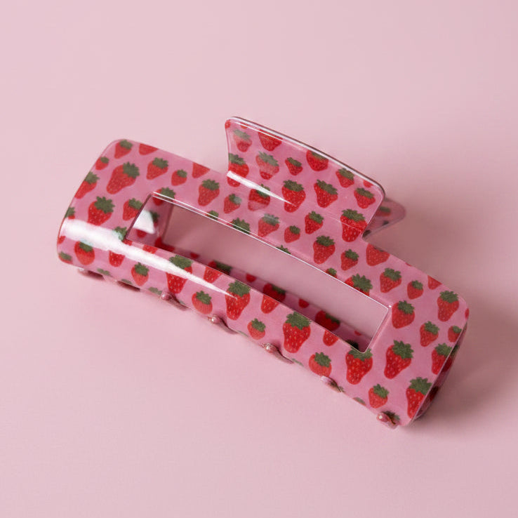 Hair Claw Clip - Strawberry Fields