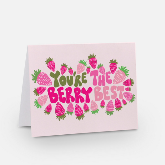 Greeting Card - You're the berry best