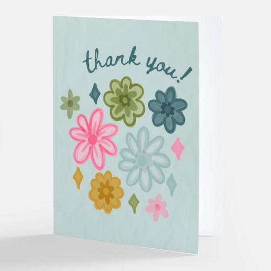 Greeting Card - Thank You Flowers