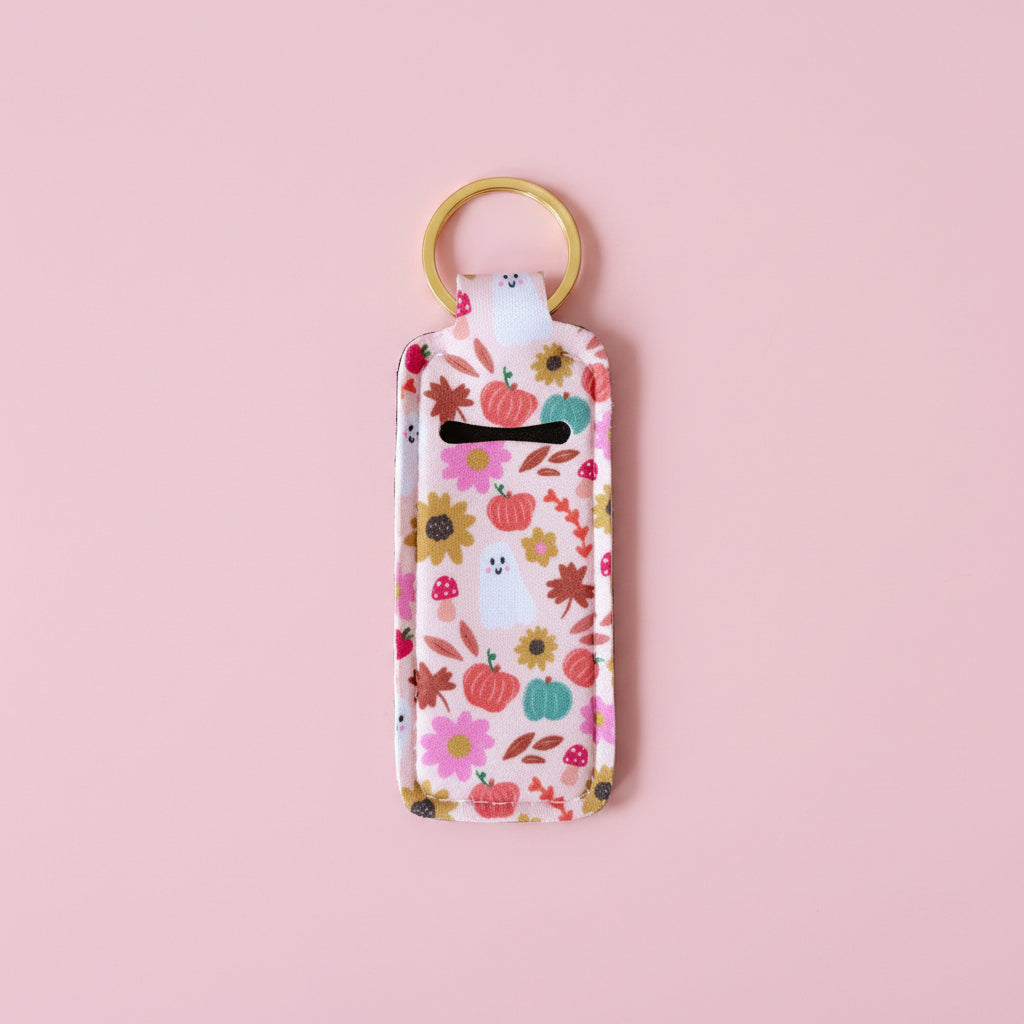 Lip Balm Keychain Holder - Cozy Fall