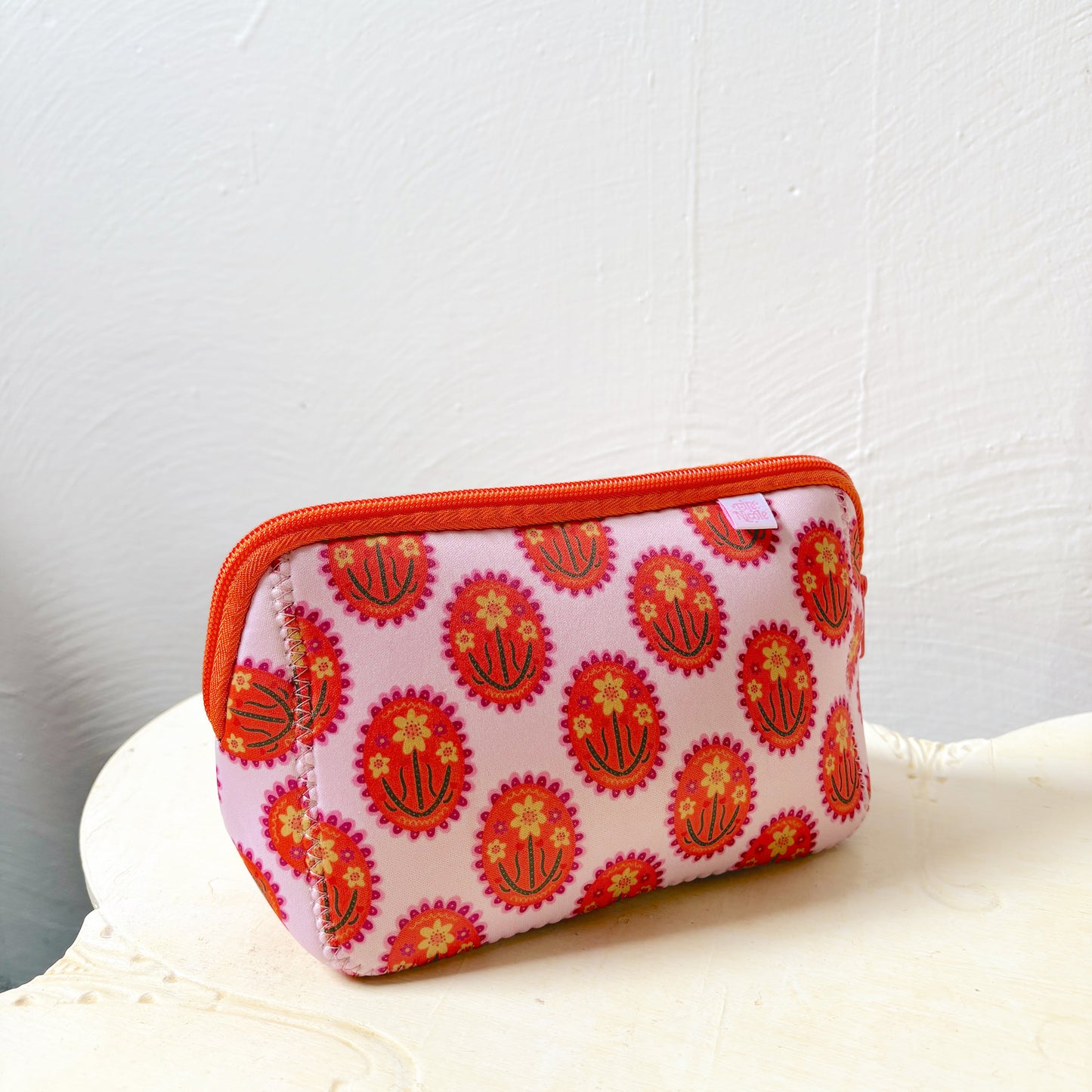 Cosmetic Bag - Floral Medallion