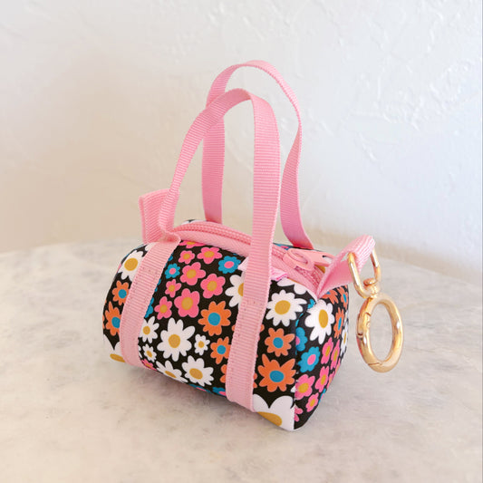 Bag Charm - Mini Purse Keychain - Darling Daisy