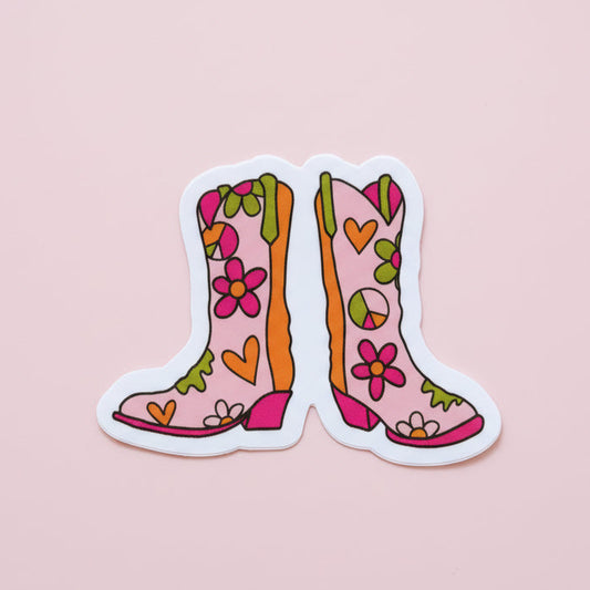 Cowgirl Boots Sticker
