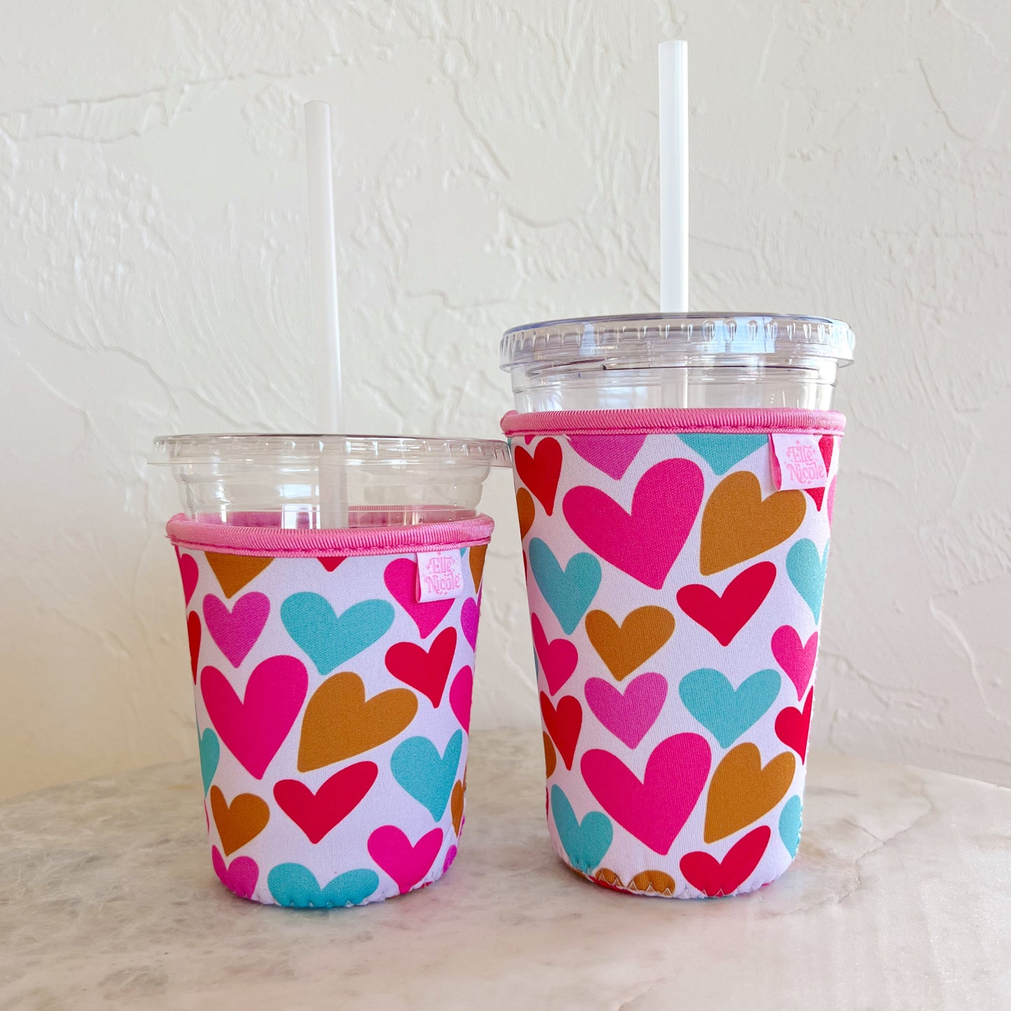 Coffee Cup Cover - Lover Hearts