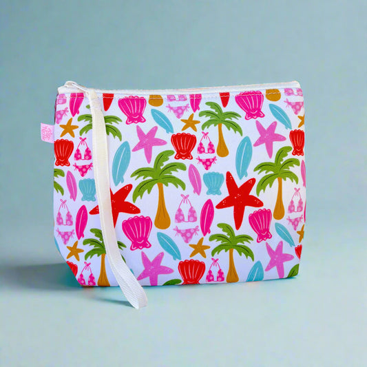 Cosmetic Bag With Wrist Strap - Florida