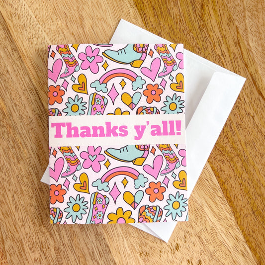 Greeting Card - Thanks Y'all