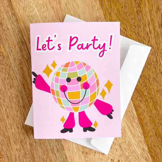 Greeting Card - Let's Party