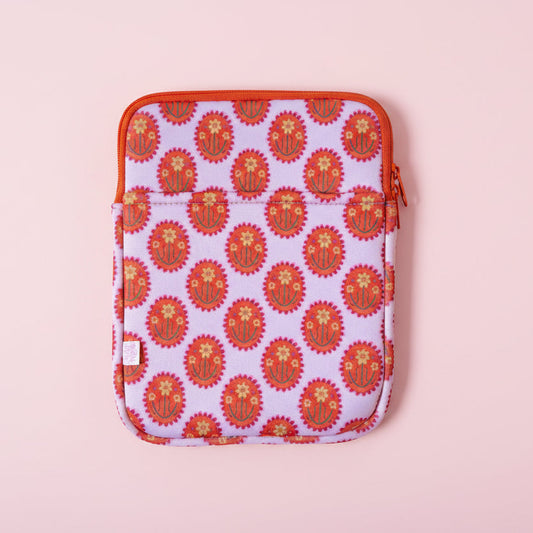 E-reader / Tablet Sleeve - Floral Medallion