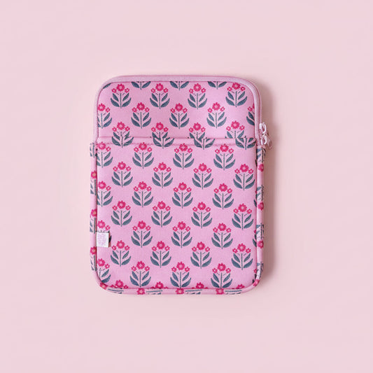 E-reader / Tablet Sleeve - Whimsy Floral Block Print
