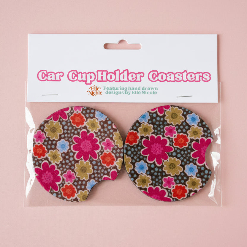 Car Cupholder Coasters - Caroline's Cosmos