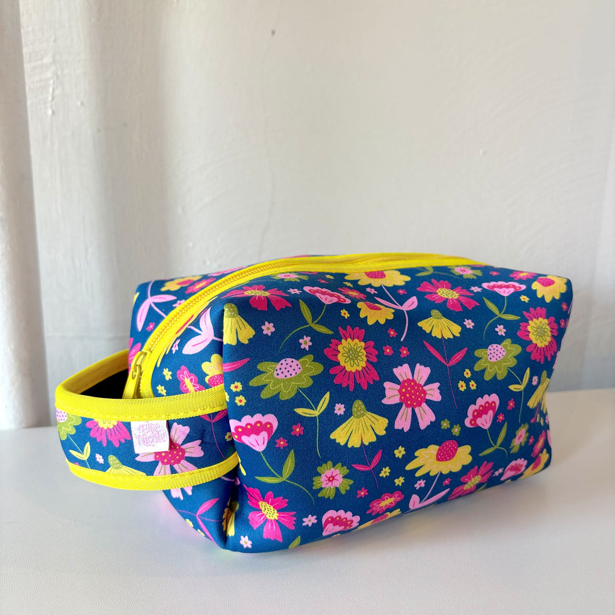 Cosmetic Bag - Midnight Summer Blooms
