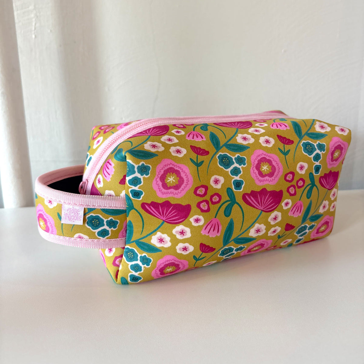 Cosmetic Bag - Mustard Meadows