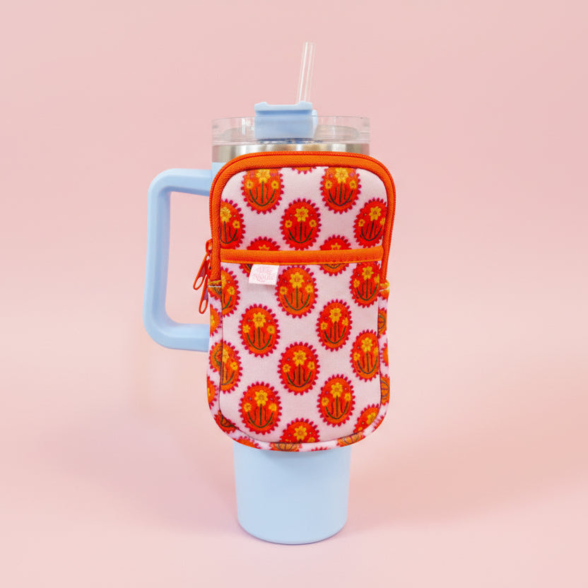 Water Bottle Backpack - Floral Medallion *new & improved*