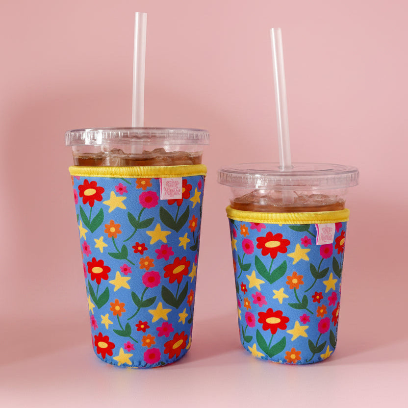 Coffee Cup Cover - Nicole's Poppies - Iced Drink Sleeve