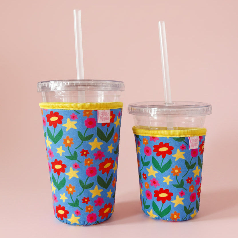 Coffee Cup Cover - Nicole's Poppies - Iced Drink Sleeve