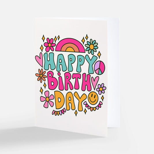 Greeting Card - Rainbow HBD
